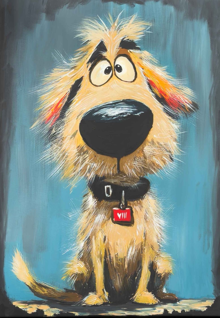 Shaggy Joe — Golden Retriever mit zerzaustem Fell, TT Urban